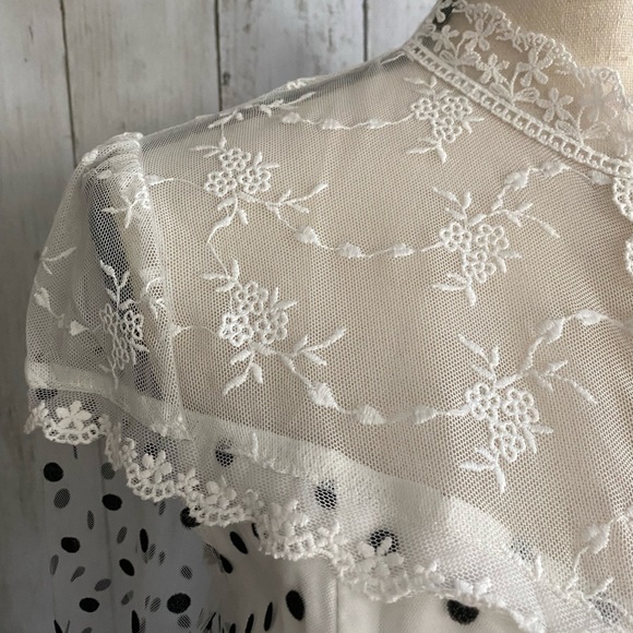 Rose Velvet Dotted tulle gown - Picture 6 of 13